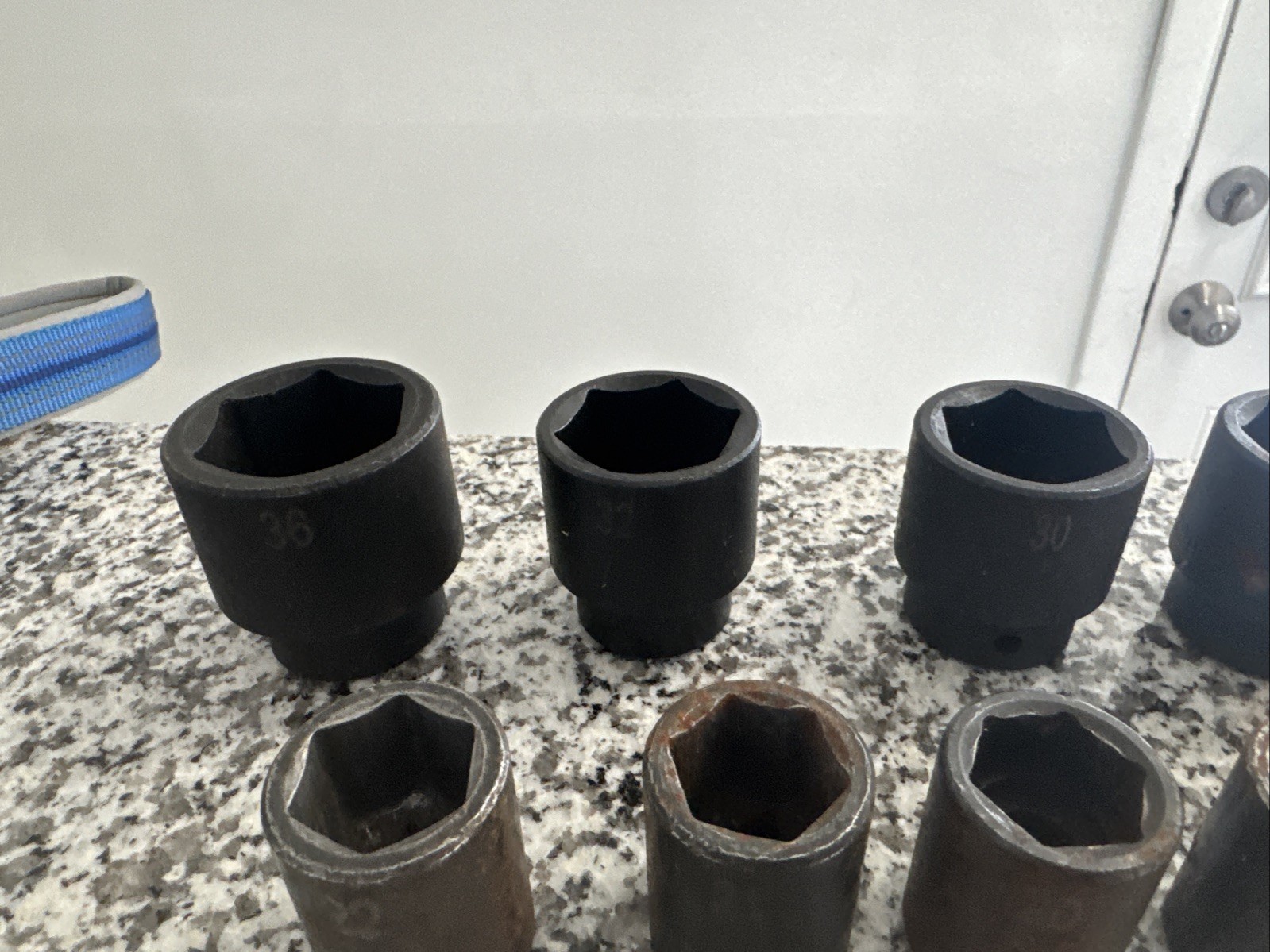 SK Tools 4037 - 25 Piece 1/2" Dr 6 Pt Shallow Metric Impact Socket Set USA MADE