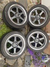 17 Inch Manaray MS6 Staggered RX7 Fitment