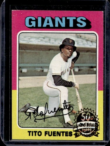 2024 Topps Heritage Tito Fuentes 50th Anniversary Buybacks #425 Giants