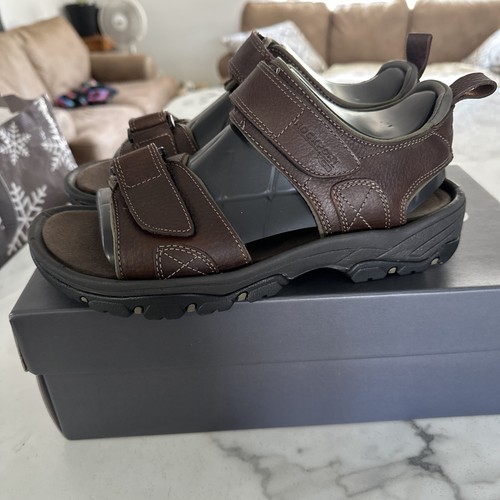 Rockport K52529 Brown Leather Mens Sandals 9W - Picture 3 of 11