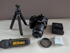 Nikon D3400 with AF-P DX 18-55 VR Lens (Excellent Condition)
