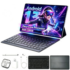 Android 13 10 Inch Tablet 10-Core 8GB 128GB 1920x1200 2K Screen For Work Use