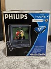 Philips 13” Crt Color Tv/Vcr Combo Ccc130At01 Retro Gaming- Fully Working