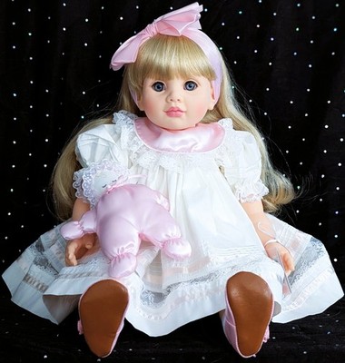Pauline Bjonness-Jacobsen, ''AMANDA,'' Limited Edition, #284, Vinyl & Cloth Doll