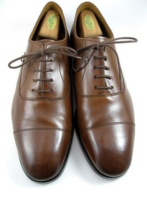 Allen Edmonds ''SIENA'' Cap-Toe Stitch Dress Oxfords 12 EEE Chili WORN ONCE (751N)