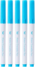 Mr. Pen- Fabric Markers for Sewing, 5 Pack, Blue, Erasable, Water Soluble Fabric
