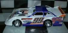 KYLE HARDY #99 CUSTOM 2024 1/32 PULL BACK DIRT LATE MODEL DIECAST RACING CAR