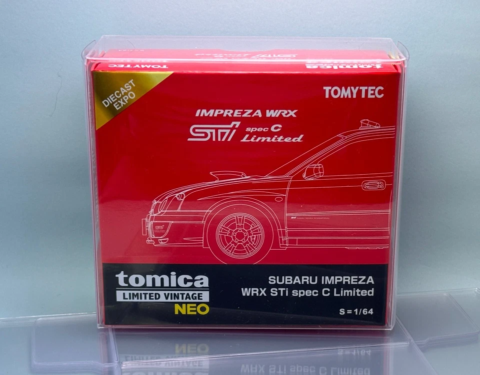 Tomica Limited Vintage Neo Tomytec 1/64 Diecast Expo Event 2025 SUBARU IMPREZA Foto 3 de 4