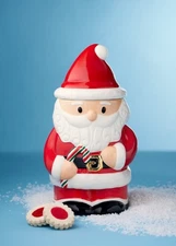 SANTA COOKIE JAR Holiday Lane At Macy’s NEW IN BOX! Ships Free!