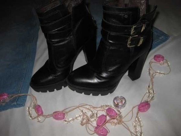 Women Nero Giardini Ankle Boots Black Leather 35 #1GJT