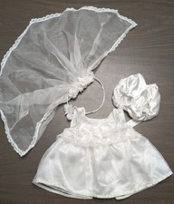 Build a Bear Workshop BAB WEDDING Set - Bride Lace Wedding Dress And Veil Undies