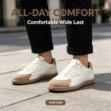 Casual Shoes Men's Wide Last Sneakers Athletic Shoes Leisure Walking Running US
