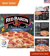 Savory Classic Pepperoni Pizza - 20.6 oz Frozen for Perfect Busy Nights