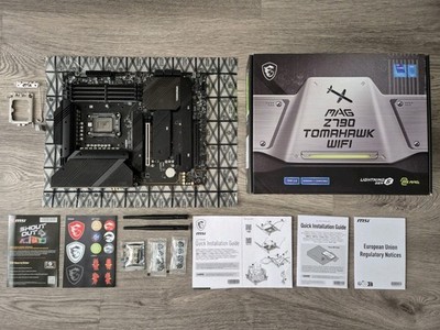MSI MAG Z790 TOMAHAWK WiFi LGA 1700 ATX Intel Mainboard mit CPU Bracket und OVP