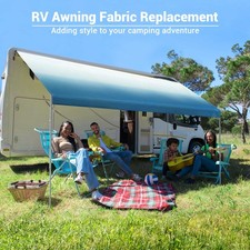 Yescom RV Awning Fabric Replacement 8x14 Ft Weatherproof Awning Replacement
