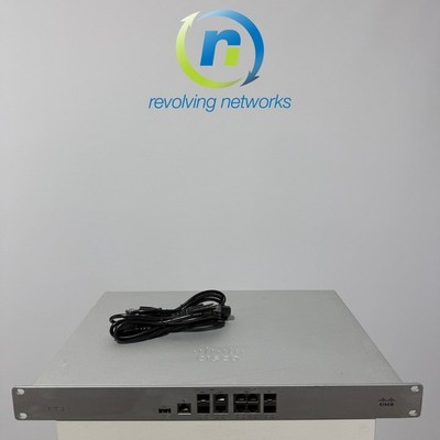 Cisco Meraki MX105-HW CLOUD MANAGED SECURITY & SD-WAN APPLIANCE W/ 1Year Warrant