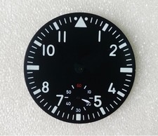 38.9mm Cadran de Montre Lumineux Adapté au Mouvement 64978 Remplacement