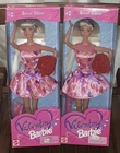 VTG VALENTINE BARBIES 1997 Set of 2 Twins Purple Eyes NRFB Complete Accessories