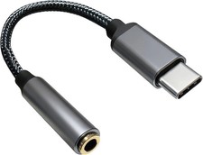 USB-C to 3.5mm Headphone Jack Adapter,Type-C to Aux Audio Female Adapter