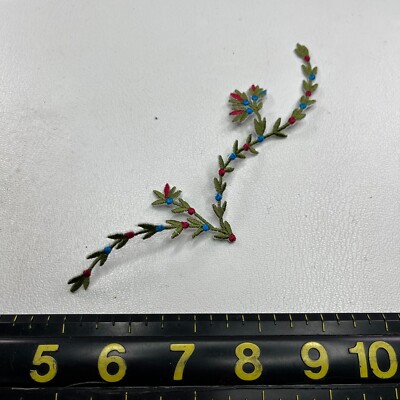 Super Narrow, But Fairly Long FLOWER FLORAL DECORATION Patch T072