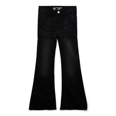 Wonder Nation Girls Fashion Flare Jeggings, Size 18 XXL BLACK