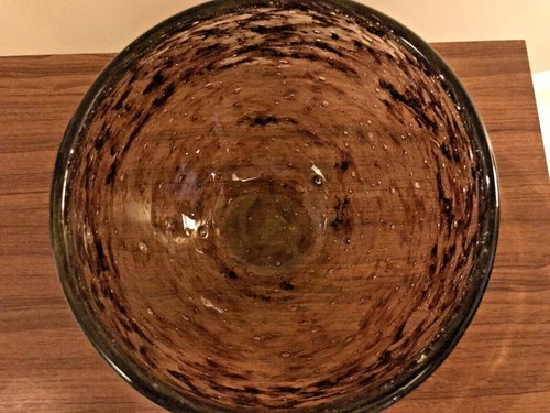 GREAT SWEDISH ART GLASS BOWL - GUNNAR ANDER (SIGNED) - Picture 6 of 6