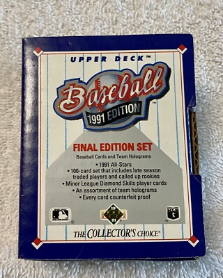 1991 Upper Deck Final Edition Set Pedro RC Thome RC Pudge RC