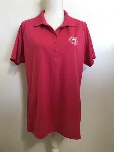 Winter Equestrian Festival WEF Pink Polo Shirt XL Womens Top Horse - Picture 2 of 5
