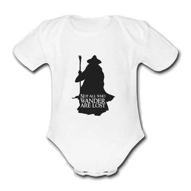 PSYCHOBABY Herr der Ringe Strampler Baby Weste Grow Body GANDALF