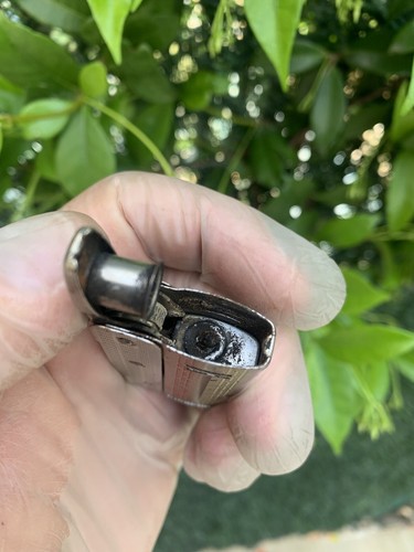 DUXETTE KARAT LIGHTER BRIQUET ACCENTINO MECHERO BENZINE VINTAGE MADE AUSTRIA - Imagen 2 de 14