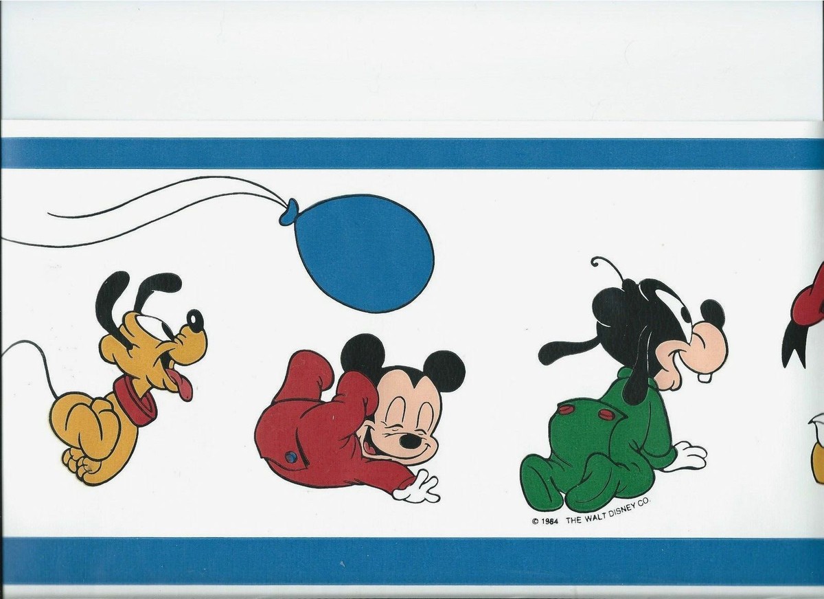Happy Disney Babies Mickey Minnie Pluto Donald Wallpaper