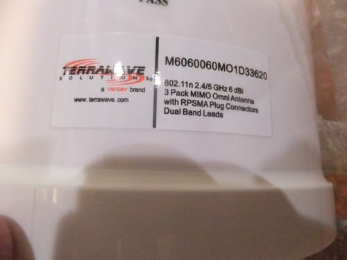 Ventev TerraWave 2.4/5 GHz 6 dBi Omnidirectional Wi-Fi Antenna M6060060MO1D33620 - Photo 8/9
