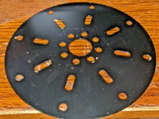 1920'S FLAT  "AZ" BULL RING CENTER  A.C. GILBERT ERECTOR  SET