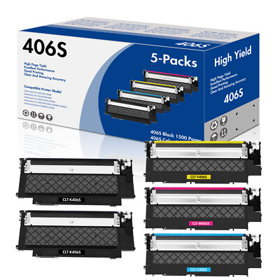 Toner XXL CLT-406S für Samsung Xpress C460W C410W CLX-3305 CLX-3300 CLX-3305FW