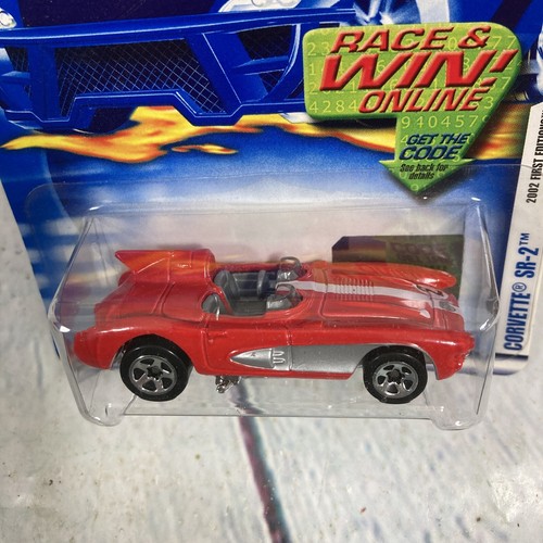 2002 Hot Wheels First Editions Corvette SR-2 021 Toy Car 9 of 42 - Sealed - Picture 2 of 4