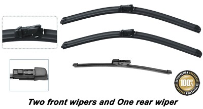 Skoda Yeti 2009-2017 Brand New Front and Rear windscreen wiper blades 24''19''11''