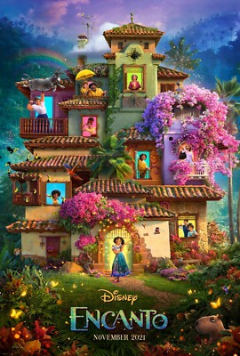 Encanto movie poster (b)  - 11 x 17 inches