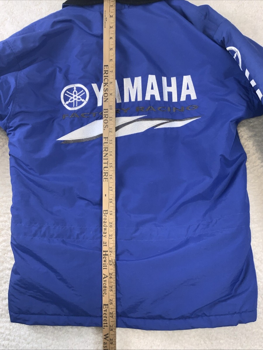 YAMAHA MOTOR SPORTS Racing Riders Jacket (big)Small Fleece Lining