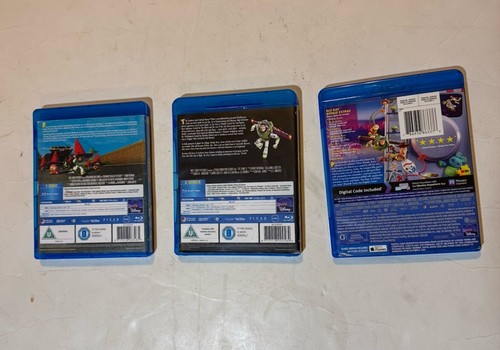 Disney Pixar Toy Story 2-3-4 Blu-Ray DVD’S - Picture 2 of 2