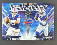2021 Playoff - Thunder and Lightning #TL-8 Josh Allen, Stefon Diggs Buffalo