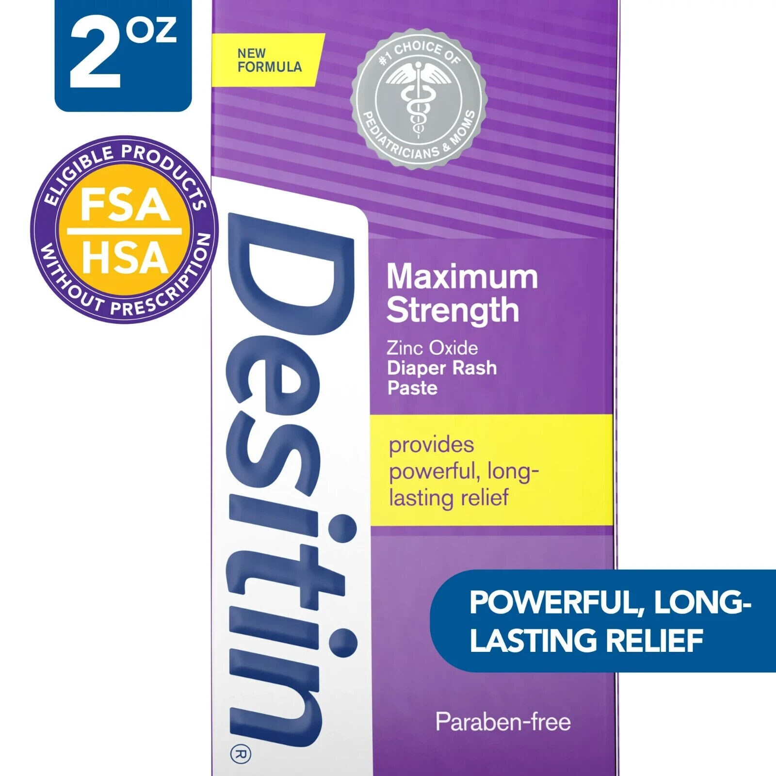 Desitin Maximum Strength Baby Diaper Rash Cream, Travel Size, 2 oz eBay