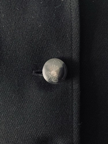 Rare Ralph Lauren Blazer-100% Wool with Goat Nubuck Leather Lapels-Made in Japan - Picture 6 of 9