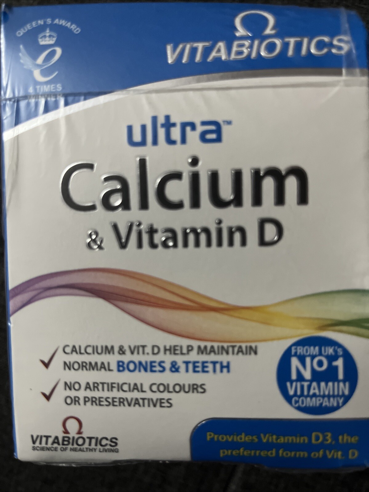 3 X Ultra Calcium with Vitamin D - 30 Tabs Strong Bone Support Heath ( 90 Pack ) - Image 2