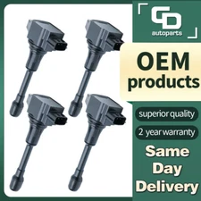 UF549 4X Ignition Coils for Nissan Sentra Altima Cube Rogue Infiniti FX50 2.5L