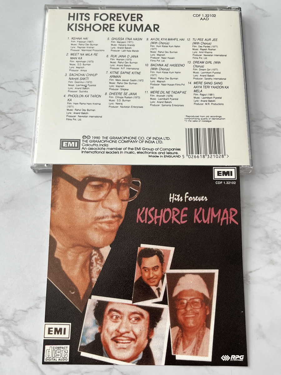 Kishore Kumar Hits Forever CD ORIGINAL ENGLAND IMPORT! 1990