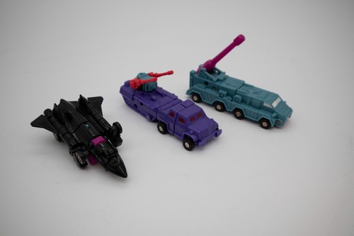 Vintage 1990 G1 Transformers Battle Squad Micromaster Complete Action Figures Set