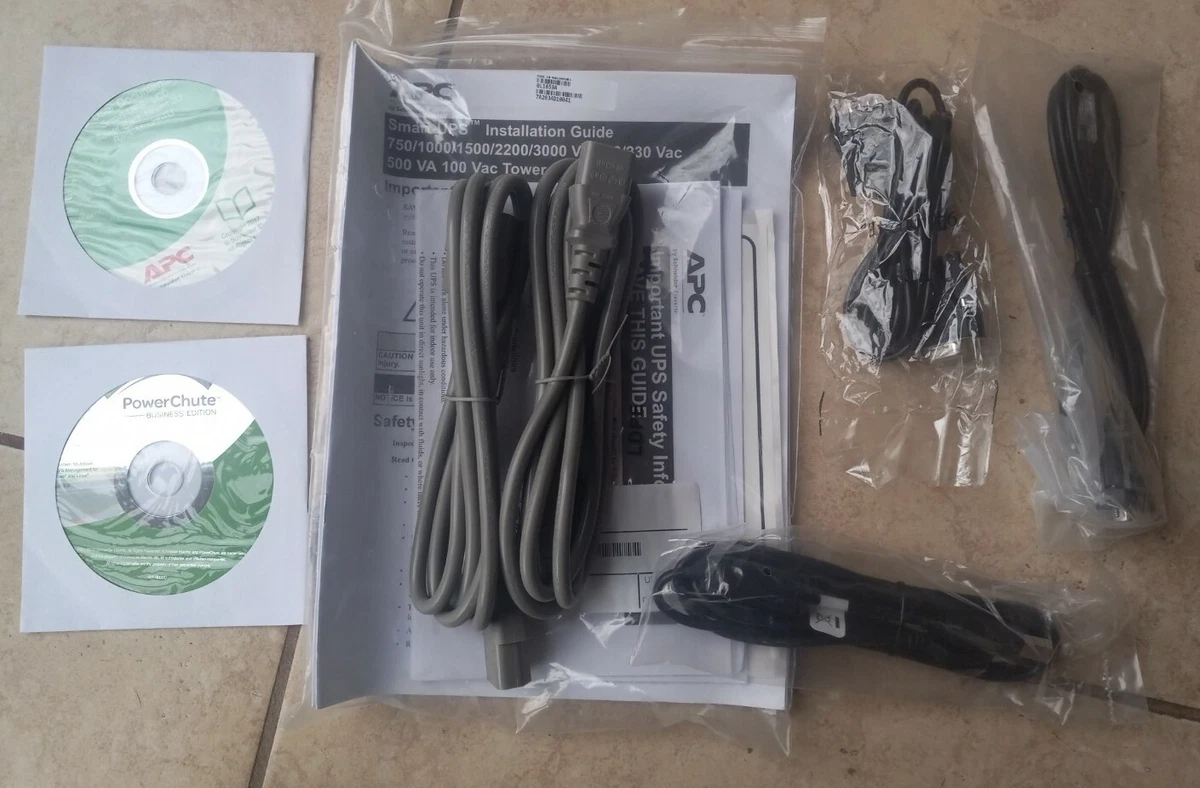 APC SMART-UPS USER MANUAL 500 VA USER MANUAL +POWERCHUTE & 2X PWR.
