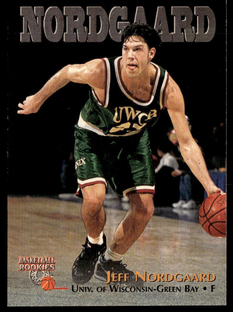 1996 Score Board Basketball Rookies Jeff Nordgaard RC #76 Green Bay Phoenix