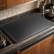 Electric Stove Cover - 28X20 Premium Silicone Mat for Glass Top Ceramic Cooktop