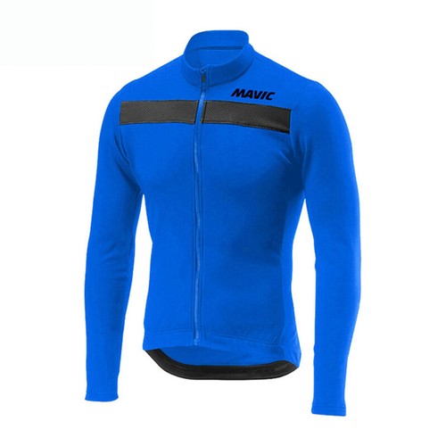 New Team Cycling Jersey Mens Long Sleeve Bike Shirt Bicycle Tops Sports Uniform - Picture 32 of 57